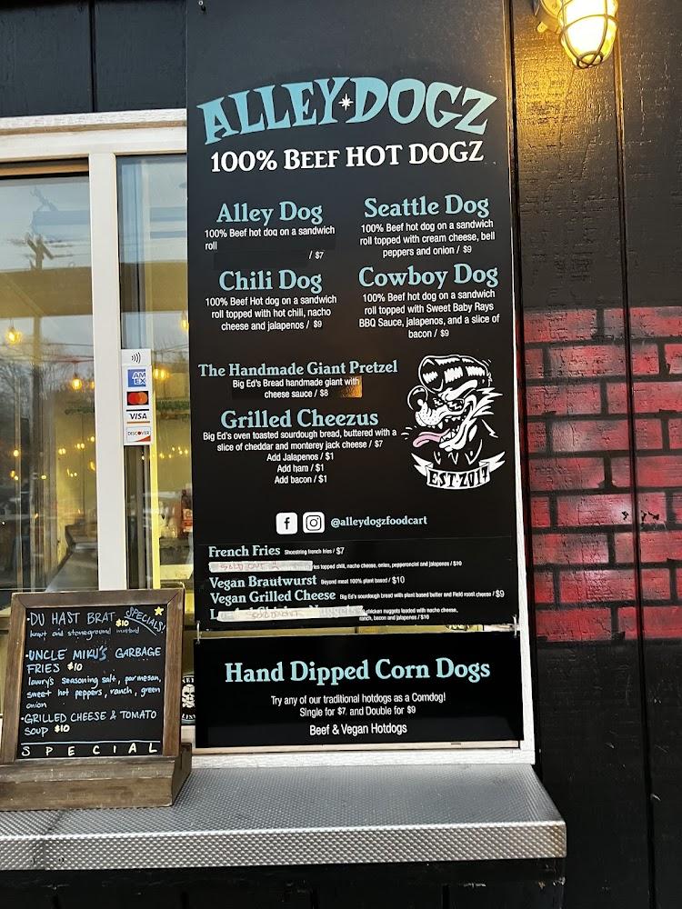 Alley Dogz Menu image 1